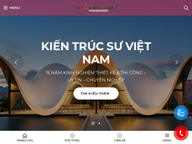 'kientrucsuvietnam.vn' screenshot