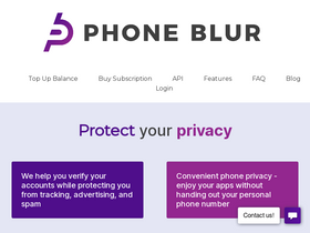 'phoneblur.com' screenshot