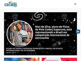 'cederj.edu.br' screenshot