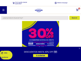 'hogaruniversal.com' screenshot