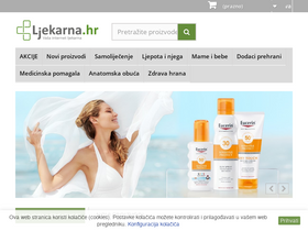 'ljekarna.hr' screenshot