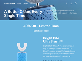 Uvalex website screenshot