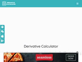 'calculator-derivative.com' screenshot
