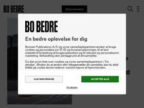 'bobedre.dk' screenshot