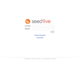 'seedlive.com' screenshot