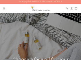 originalhuman.co homepage screenshot