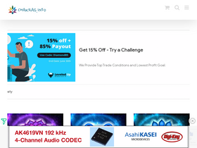 'chakras.info' screenshot