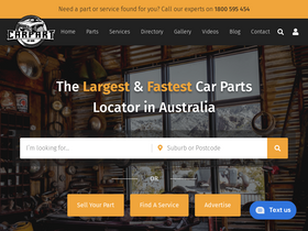 'carpart.com.au' screenshot