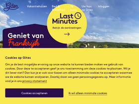 'gites.nl' screenshot
