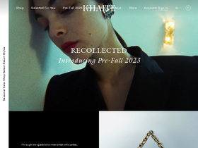 Khaite website screenshot