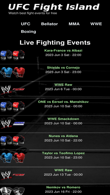 fight live Competitors Top Sites Like fight live