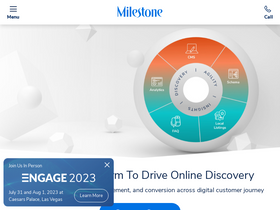 'milestoneinternet.com' screenshot