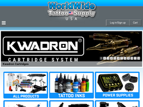 'worldwidetattoo.com' screenshot