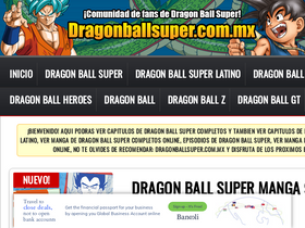 'dragonbolsuper.com.mx' screenshot