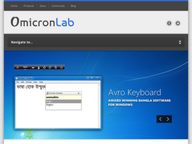 'omicronlab.com' screenshot