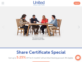 'unitedfcu.com' screenshot