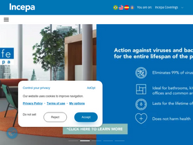 'incepa.com.br' screenshot