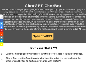 'thechatgpt.ai' screenshot