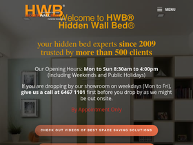 hiddenwallbed.com.sg