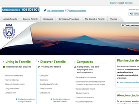 'tenerife.es' screenshot