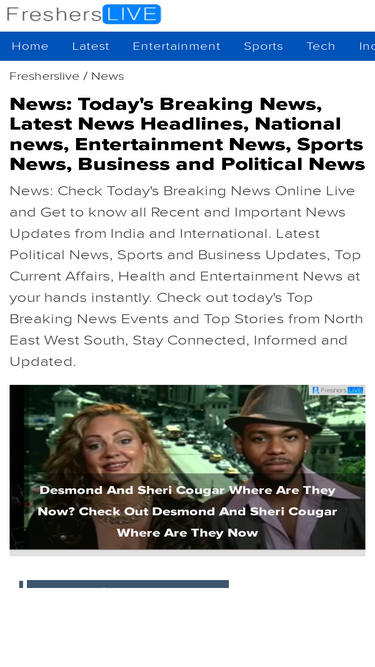 news.fresherslive.com