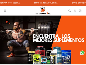 tuproteina.com homepage screenshot