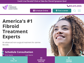 'usafibroidcenters.com' screenshot