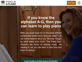 'pianoinaflash.com' screenshot