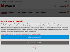 'wurth.pl' screenshot