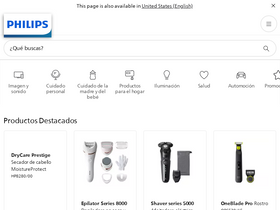 'philips.com.pe' screenshot