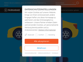 'fairgarage.com' screenshot