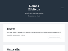 'nomesbiblicos.com' screenshot