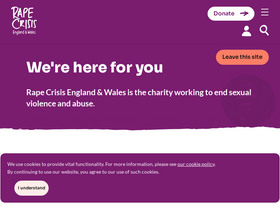 'rapecrisis.org.uk' screenshot