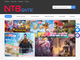 'ntbgame.com' screenshot