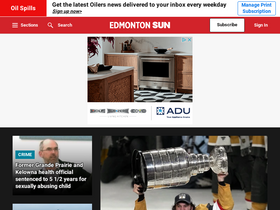 'edmontonsun.com' screenshot