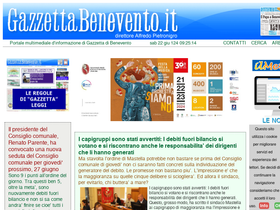'gazzettabenevento.it' screenshot