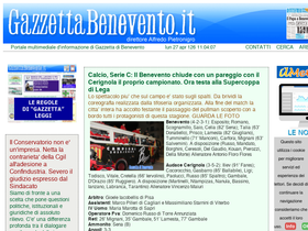 'gazzettabenevento.it' screenshot