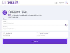 'chilepasajes.cl' screenshot
