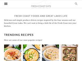'freshcoasteats.com' screenshot