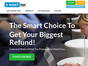 'esmarttax.com' screenshot