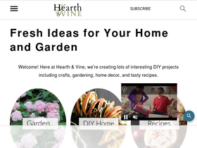 'hearthandvine.com' screenshot