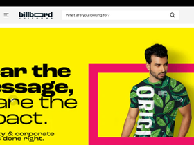 billboarduniforms.com homepage screenshot