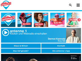 'antenne1.de' screenshot