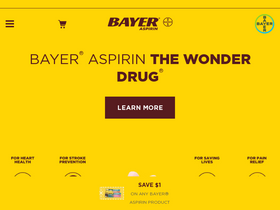 'bayeraspirin.com' screenshot