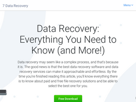 '7datarecovery.com' screenshot