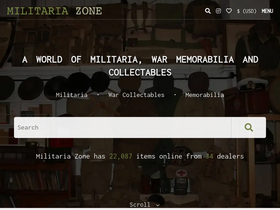'militariazone.com' screenshot