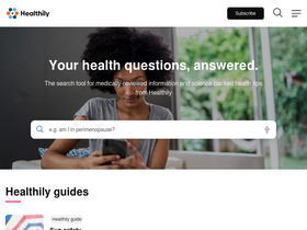 'livehealthily.com' screenshot