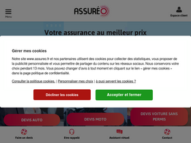 'assureo.fr' screenshot