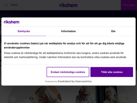 'rikshem.se' screenshot