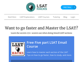 'lsathacks.com' screenshot